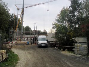 Wir besuchten den Rohbau der neuen Kita